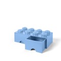 40061736 Pojemnik LEGO Szufladki 8 Jasnoniebieski