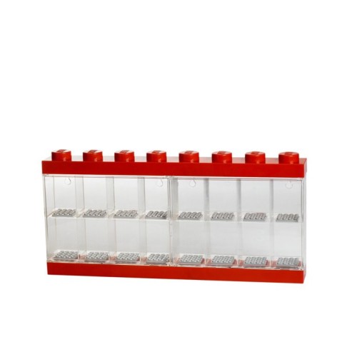 40660001 Pojemnik LEGO na Minifigurki 16 czerwony