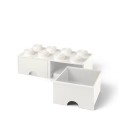 40061735 Pojemnik LEGO Szufladki 8 biały