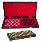 FILIPEK 0123 Drewniane warcaby stupolowe