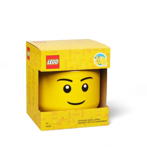 40321724 Pojemnik LEGO Głowa Chłopiec L