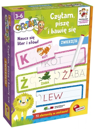 LISCIANI 6931 Carotina Bawię się, czytam i piszę