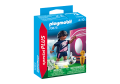 PLAYMOBIL 70875 Piłkarka z bramką
