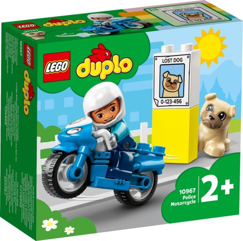 KLOCKI LEGO 10967 Motocykl policyjny Z SERII LEGO DUPLO