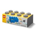 40061754 Pojemnik LEGO Szufladki 8 ciemnoszary