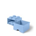 40051736 Pojemnik LEGO Szufladki 4 jasnoniebieski