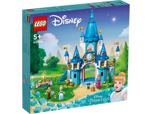 KLOCKI LEGO 43206 Zamek Kopciuszka i Księcia z bajki Z SERII LEGO Disney