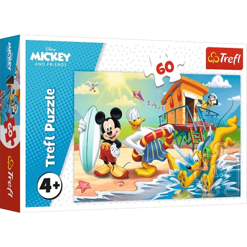 TREFL 17359 Puzzle 60el Ciekawy dzień Mikiego i przyjaciół