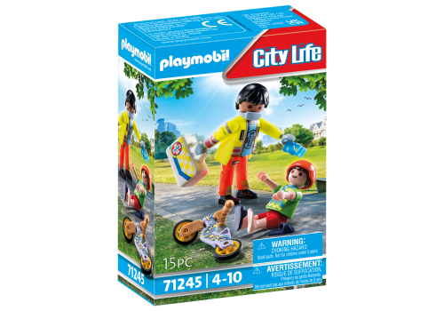 PLAYMOBIL 71245 Sanitariusz z pacjentem