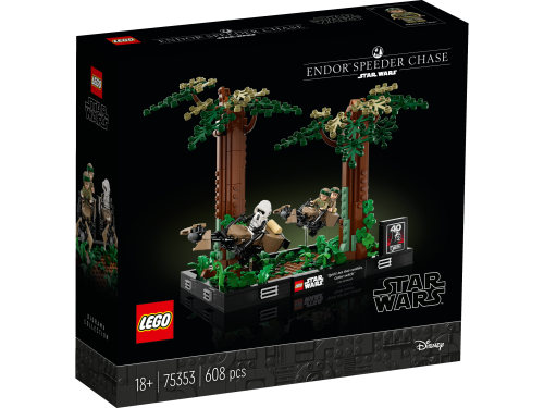 KLOCKI LEGO 75353 Diorama: Pościg na ścigaczu przez Endor Z SERII LEGO Star Wars