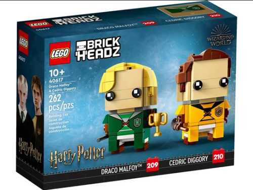 KLOCKI LEGO 40617 Draco Malfoy i Cedric Diggory Z SERII LEGO Brick Headz