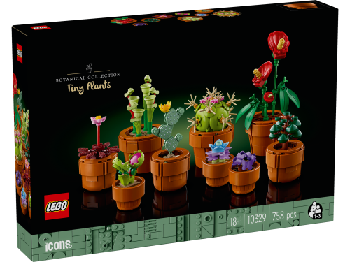 KLOCKI LEGO 10329 Małe roślinki Z SERII LEGO Icons