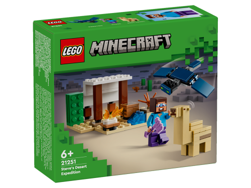 KLOCKI LEGO 21251 Pustynna wyprawa Steve`a z serii LEGO Minecraft