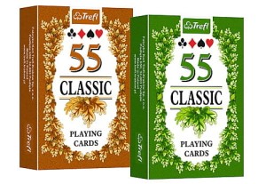 TREFL K14905 Karty 55 List. Classic 490
