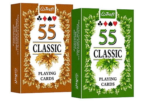 TREFL K14905 Karty 55 List. Classic 490