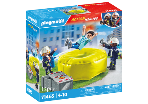 PLAYMOBIL 71465 Strażacy z poduszką powietrzną