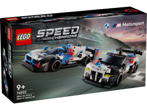 KLOCKI LEGO 76922 Samochody wyścigowe BMW M4 GT3 & BMW M Hybrid V8 z serii LEGO Speed Champions