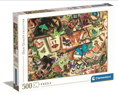 Clementoni 35125 Puzzle 500el Motyle. Butterfly Collection