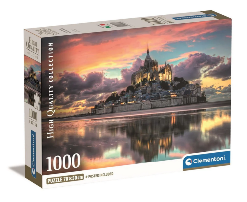 Clementoni 39769 Puzzle 1000el Le Magnifique Mont Saint-Michel