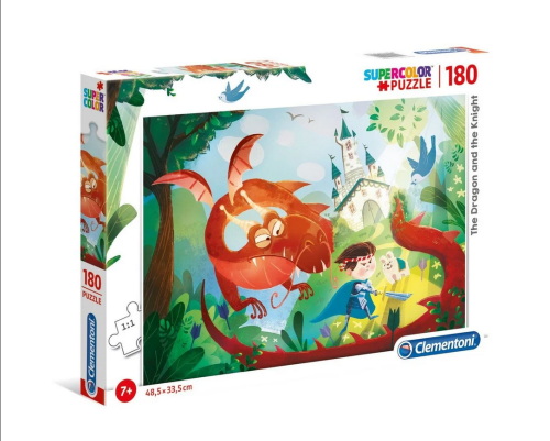 Clementoni 29209 Puzzle 180el The Dragon and the Knight