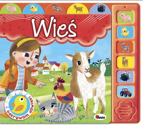 KSIĄŻKA 1507 Książeczka Odkrywam dźwięki - Wieś