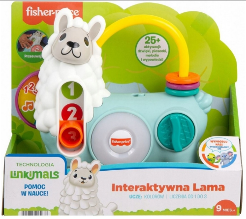 Fisher Price HNM86 Linkimals Interaktywna Lama 123