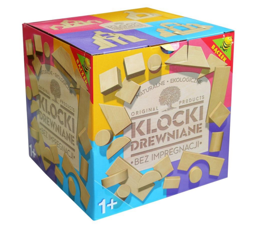 BĄCZEK 4067 Klocki drewniane ekologiczne