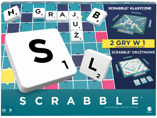 MATTEL Y9616 Gra Scrabble Original