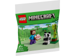 Klocki LEGO 30672 Steve i mała panda     z serii LEGO Minecraft