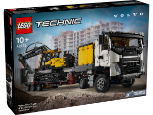 KLOCKI LEGO 42175 Ciężarówka Volvo FMX   i koparka EC230 Electric Z SERII LEGO Technic