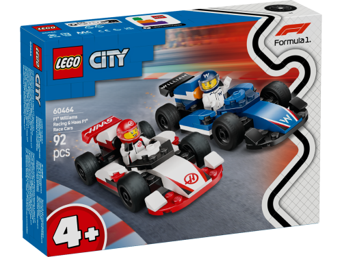 KLOCKI LEGO 60464 Bolidy Williams Racing i Haas F1 Z SERII LEGO City