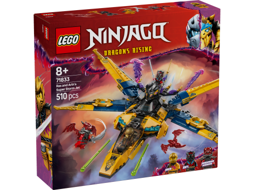 KLOCKI LEGO 71833 Ras i burzowy superodrzutowiec Z SERII LEGO Ninjago