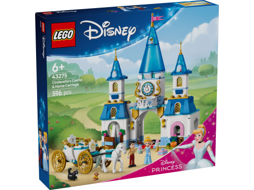 KLOCKI LEGO 43275 Zamek Kopciuszka Z SERII LEGO Disney Princess