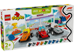KLOCKI LEGO 10445 Bolidy i kierowcy F1   Z SERII LEGO Duplo