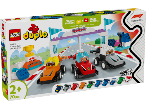 KLOCKI LEGO 10445 Bolidy i kierowcy F1 Z SERII LEGO Duplo
