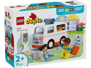 KLOCKI LEGO 10447 Karetka z kierowcą Z   SERII LEGO Duplo