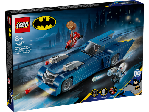 KLOCKI LEGO 76274 Batman z batmobilem kontra Harley Quinn i Mr. Freeze Z SERII LEGO Super Heroes