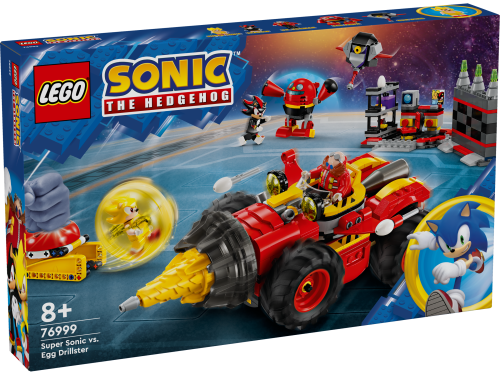 KLOCKI LEGO 76999 Super Sonic kontra Egg Drillster Z SERII LEGO Sonic