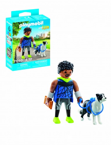 PLAYMOBIL 71740 Biegacz z border collie