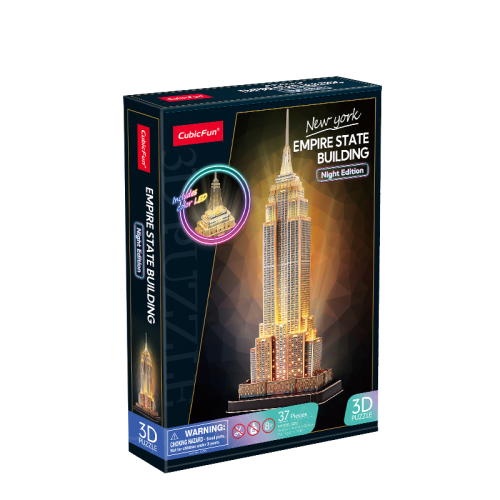 Cubic Fun 5393 Puzzle 3d Empire State Building (wersja nocna)