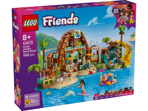 KLOCKI LEGO 42673 Rodzinne wakacje na plaży Z SERII LEGO Friends