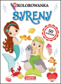 KSIĄŻKA 0658 Kolorowanka Syreny z naklejkami