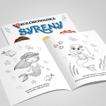 KSIĄŻKA 0658 Kolorowanka Syreny z naklejkami