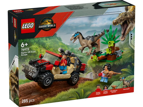 KLOCKI LEGO 76972 Ucieczka terenówką Z SERII LEGO Jurrasic World