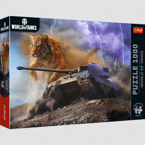 TREFL 12089 Puzzle 1000 World of Tanks: Tygrys II