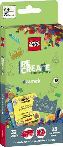 LEGO 6232 Lego Recreate. Karty Wyzwań. Zamek