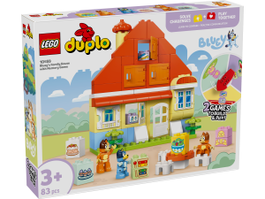 KLOCKI LEGO 10459 Dom rodzinny Blue z grą pamięciową  Z SERII LEGO Duplo