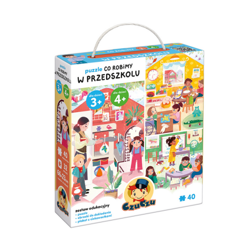 CzuCzu 4027 Puzzle Co robimy w przedszkolu 3+ 4+