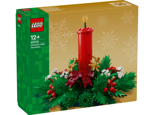 KLOCKI LEGO 40743 Świąteczna dekoracja stołu Z SERII LEGO Okolicznościowe