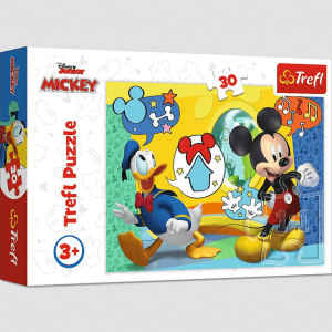 TREFL 18289 Puzzle 30 Myszka Miki  i Wesoły Domek